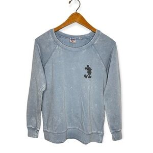 Junk Food Crew Neck Mickey Mouse Long Sleeve Sweatshirt Women’s Size M